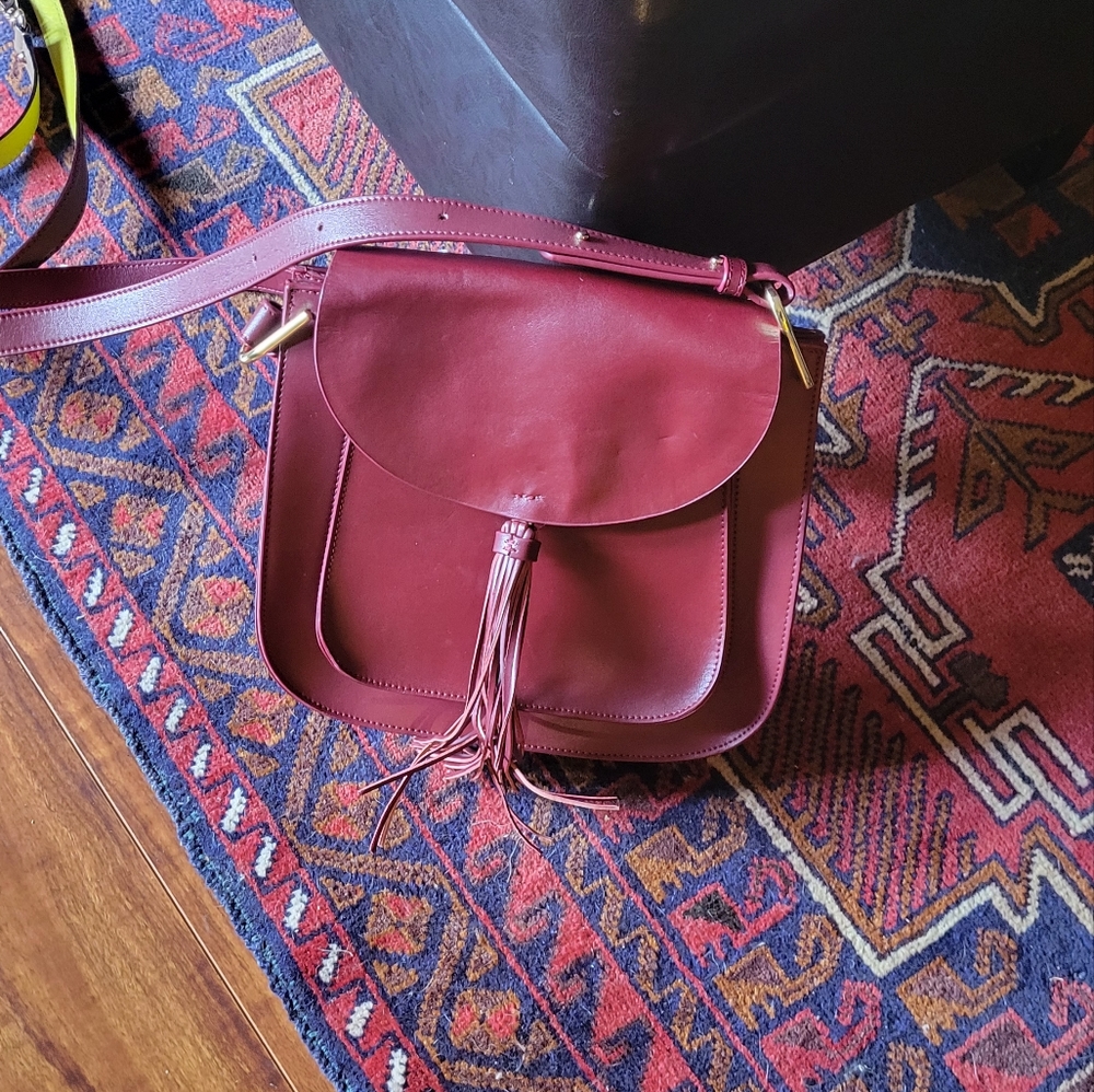 Leather crossbody